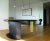 LANGE(R)TISCH Table in Anodized Aluminum with Acrylic Base by Morphine Collective and BureauL For Sale - Image 4 of 8