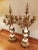 Vintage Italian Pair of 7-Light Gilt Bronze & Marble Figural Cherub Candelabras For Sale - Image 17 of 18