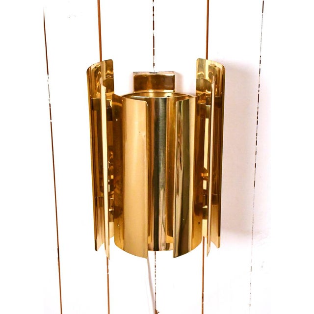 Swedish Brass Sconce from Falkenbergs Belysning, 1960s For Sale - Image 15 of 15