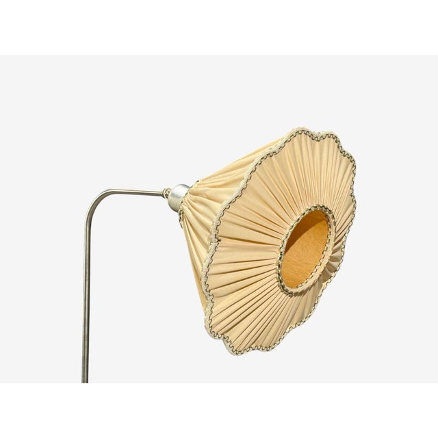 Wood 1930s Swedish Modern, Floor Lamp, Light Wood, Metal For Sale - Image 7 of 15