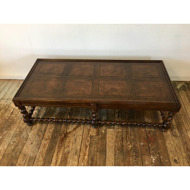 Vintage Henredon Barley Twist Coffee Table Chairish