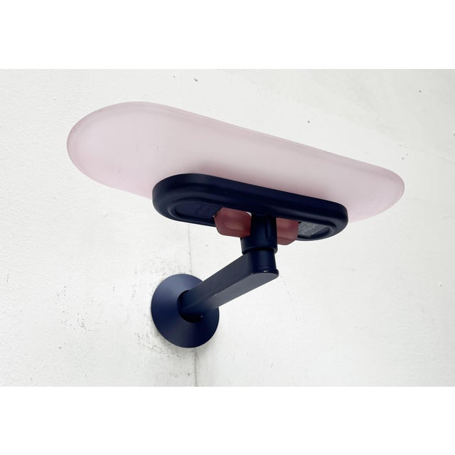 Vintage Italian Pink Jill Sconce from Arteluce, 1970s For Sale - Image 16 of 18