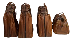 India Model Travel Bags, 1950s, Set of 4