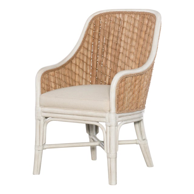 Century Furniture Amelia Arm Chair - Peninsula/Flax For Sale