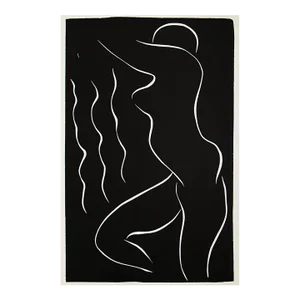 1990 After Henri Matisse, "Nude in the Air" Black and White Print