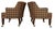 Set of 4 Vintage Mid-Century Modern Club Chairs — Houndstooth Plaid on Casters For Sale - Image 4 of 10