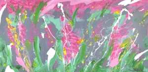 Hope Springs Eternal, Original Abstract Painting by J. Popolin