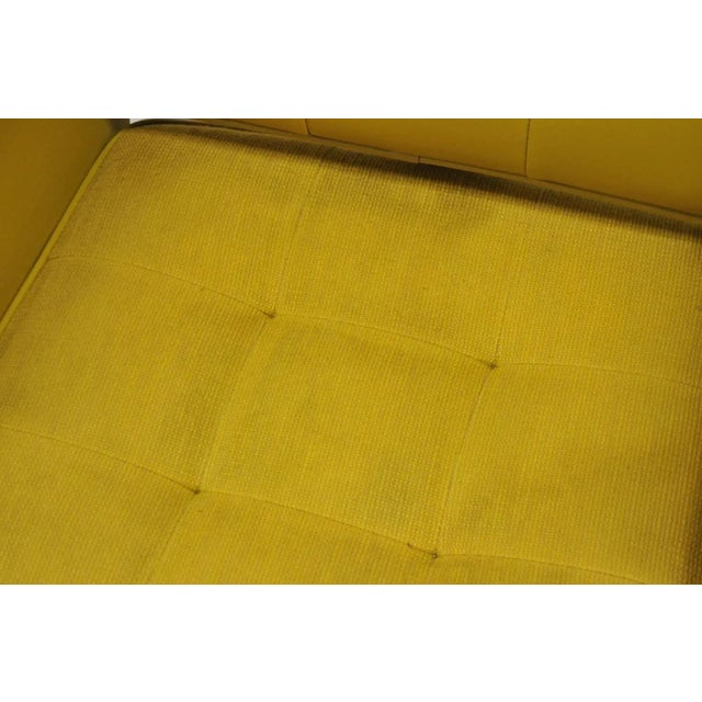 Late 20th Century Shaw Walker Mid Century Modern Mustard Yellow Vinyl