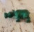Mid 20th Century Malachite Carved & Polished Rhinoceros Shaped Stone For Sale - Image 5 of 11