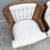 Wood Vintage Hollywood Regency Cane Tufted Barrels Chairs - A Pair For Sale - Image 7 of 9
