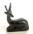 African Hand Carved Wood Gazelle Deer Animal Decoration For Sale - Image 3 of 6