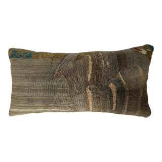 Antique Brussels Tapestry Pillow, 17th Century Baroque For Sale