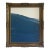 "Waves" Abstract Painting in Antique Frame, Large Seascape Ocean Painting Transitional Wall Art by JTS For Sale