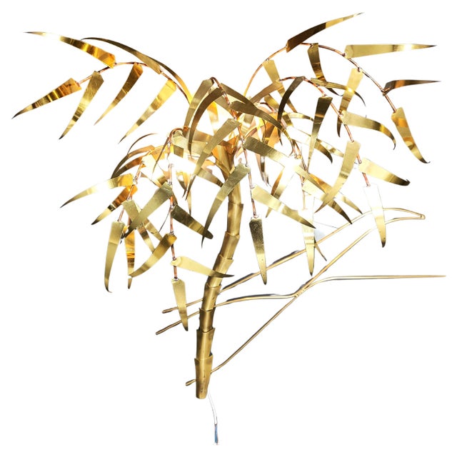 Palm Tree Wall Light from Daniel dHaeseleer, 1970s For Sale - Image 13 of 13