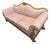Louis XV Pink Damask Sofa For Sale