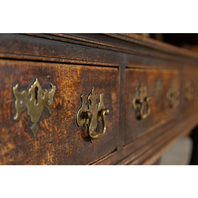 Brown English Oak Dresser Base, 1790 For Sale - Image 8 of 17