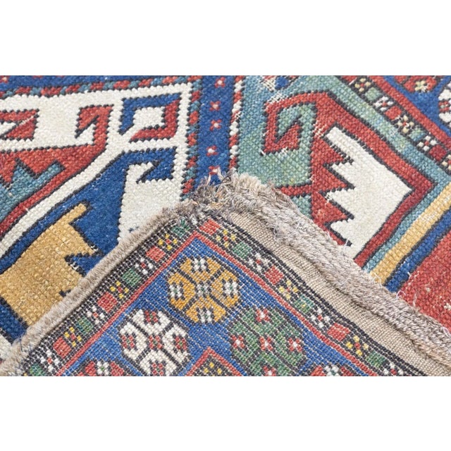 Traditional Antique Shirvan Rug 3'7'' x 6'8'' For Sale - Image 3 of 12