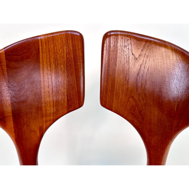 Sculptural Danish Valet Side Chair in Teak from Schou Andersen, 1970s For Sale - Image 6 of 16