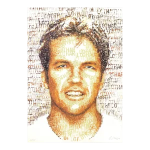 1989 Chris Britz 'Matt Lothar' Pop Art Brown Germany Offset Lithograph
