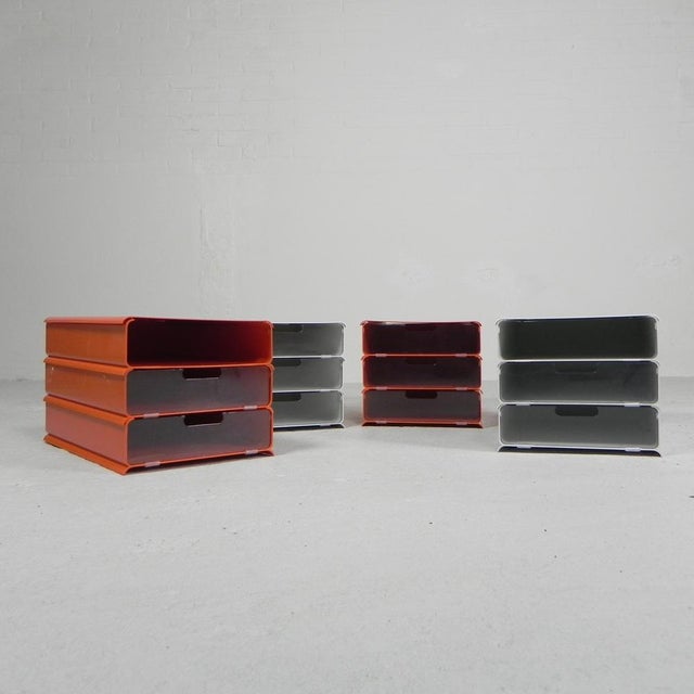 Letter Trays by Giugiaro for Lavatelli, 1970s, Set of 12 For Sale - Image 12 of 18