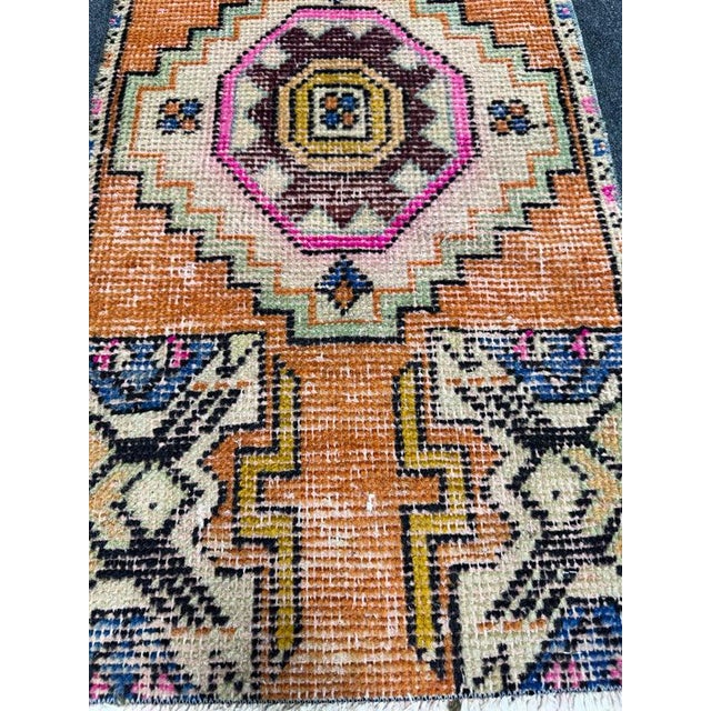 Contemporary Turkish Yastik Rug 1'6" x 2'10" For Sale - Image 3 of 5
