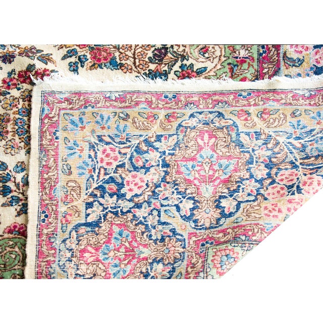Early 20th Century Persian Kirman Rug For Sale - Image 4 of 15