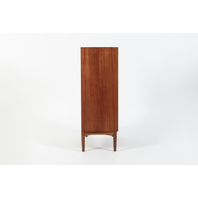Mid-Century Danish Modern Teak Secretary Desk or Bar Cabinet Made in Denmark 1960s For Sale - Image 16 of 17