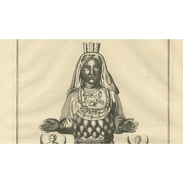 Paper Bernard de Montfaucon, Diana of the Ephesians, 1721, Engraving on Paper For Sale - Image 7 of 9