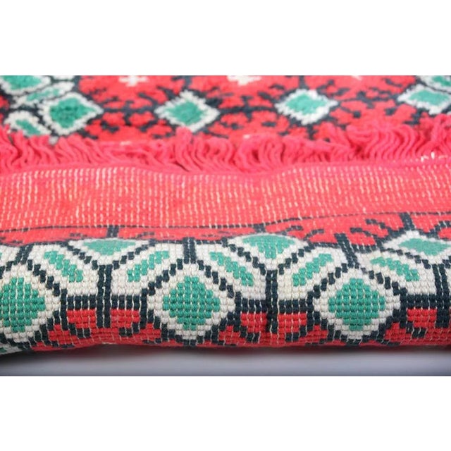 Textile Mid-Century Czechoslovakian Wool Runner Rug, 1960s For Sale - Image 7 of 9