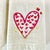 1990s Vintage Boho Chic Valentine Heart Tip Towels - a Pair. For Sale - Image 6 of 6