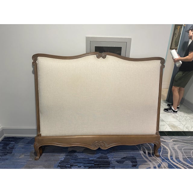 Mid-Century French Roche Bubois Queen Bed This Item Is Unmarked. Headboard Does Not Have Any Design. Substructure to Support Mattress Is Included. For Sale In Miami - Image 6 of 9
