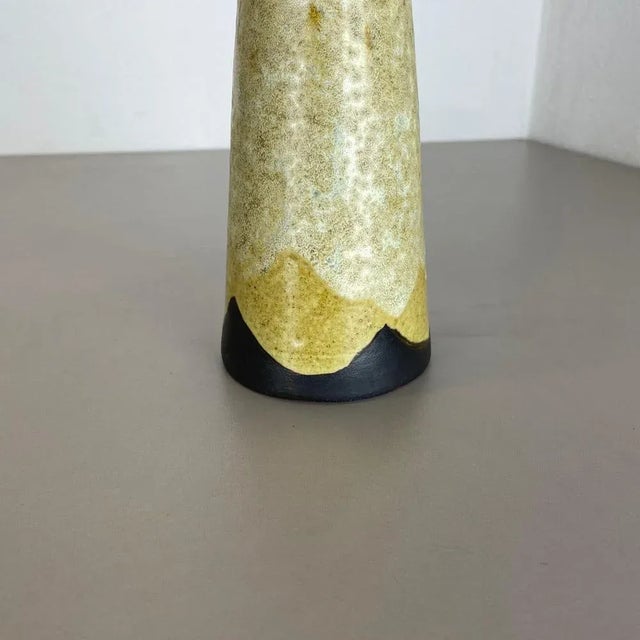 Abstract Ceramic Studio Pottery Vase from Gerhard Liebenthron, Germany, 1960s For Sale - Image 4 of 10