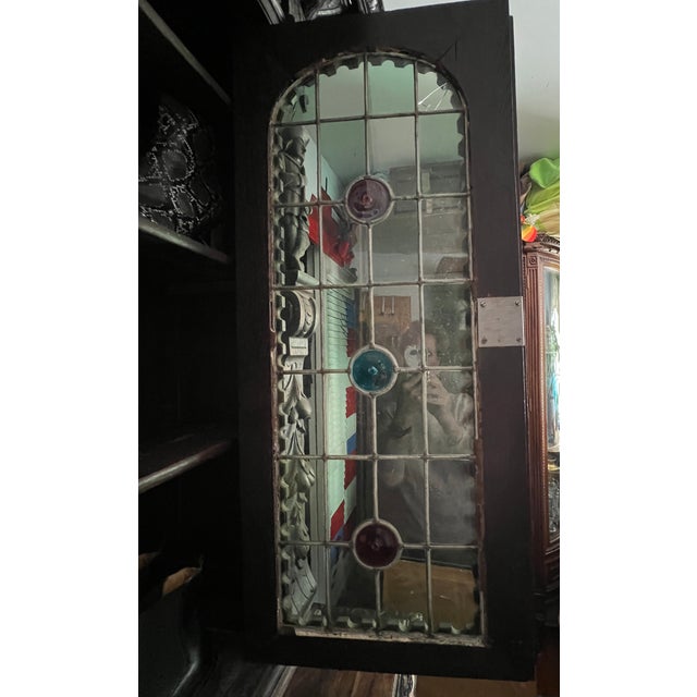 19th Century French Henri II Style Renaissance Revival Carved Oak Hunt Cabinet For Sale - Image 13 of 15