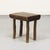 Primitive Wabi Sabi Oak Farmhouse Stool, 1940s For Sale - Image 11 of 12