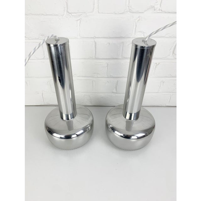 Danish Gold Pendel Pendants by Vilhelm Lauritzen for Louis Poulsen, 1950s, Set of 2 For Sale - Image 11 of 18