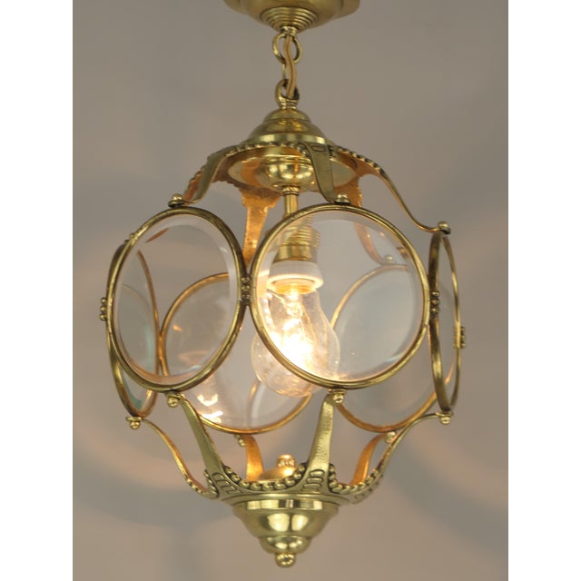 Art Deco Viennese Lantern, Austria, 1920s For Sale - Image 3 of 8