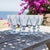 Authentic Libbey Glass Company Gibraltar iced tea goblets in the desirable Misty Blue colorway. This matching set of seven...