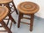 Tan Vintage Wooden Stools, 1960s, Set of 3 For Sale - Image 8 of 11