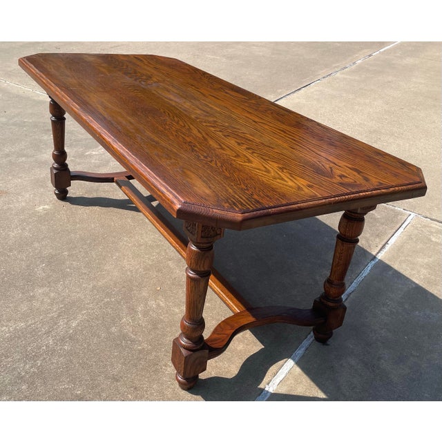 French Country Dining Table - Seats 8 For Sale - Image 4 of 12