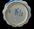 Rare Vintage Blue Gold Delvo Holland Delft Handpainted Water Pitcher Pottery Bird For Sale In San Francisco - Image 6 of 6