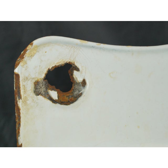 Vintage French Savon, Sable, & Soude Washbasin Wall Set For Sale - Image 12 of 13