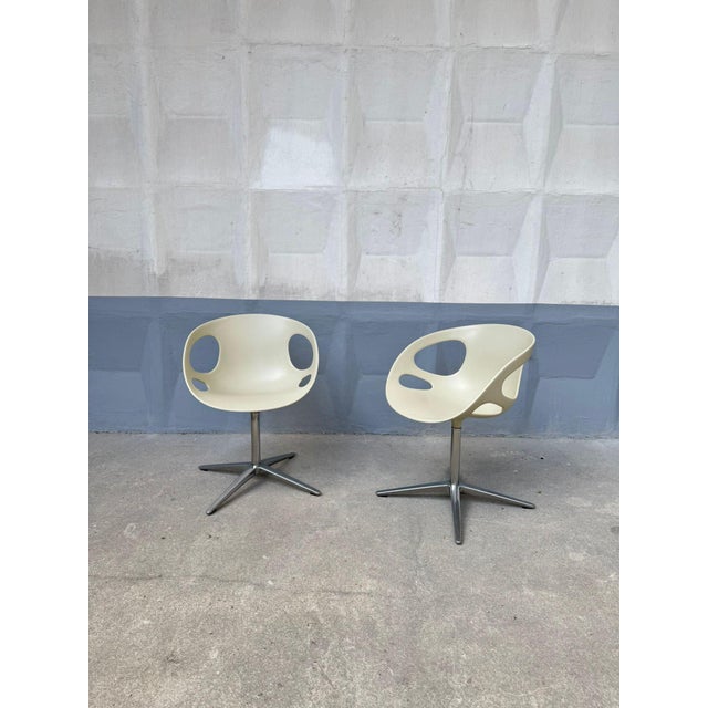 Rin Chair Swivel Chair Chrome by Hiromichi Konno for Fritz Hansen, 1990s For Sale - Image 3 of 13