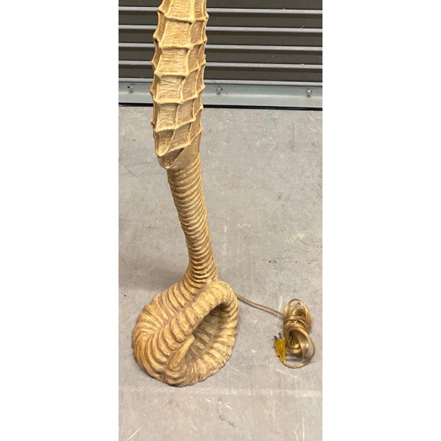 2000 - 2009 Vintage Sculptural Resin Seahorse Floor Lamp For Sale - Image 5 of 12