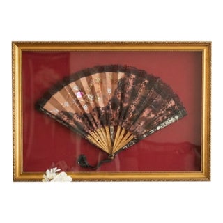 Antique Victorian Esoteric Statement Shadowbox Fan. By Ed Schultz For Sale