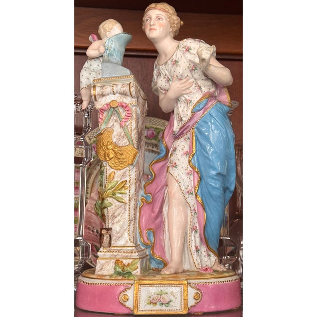 Late 19th Century French Rococo Revival Vion & Baury Porcelain Figure For Sale - Image 18 of 18
