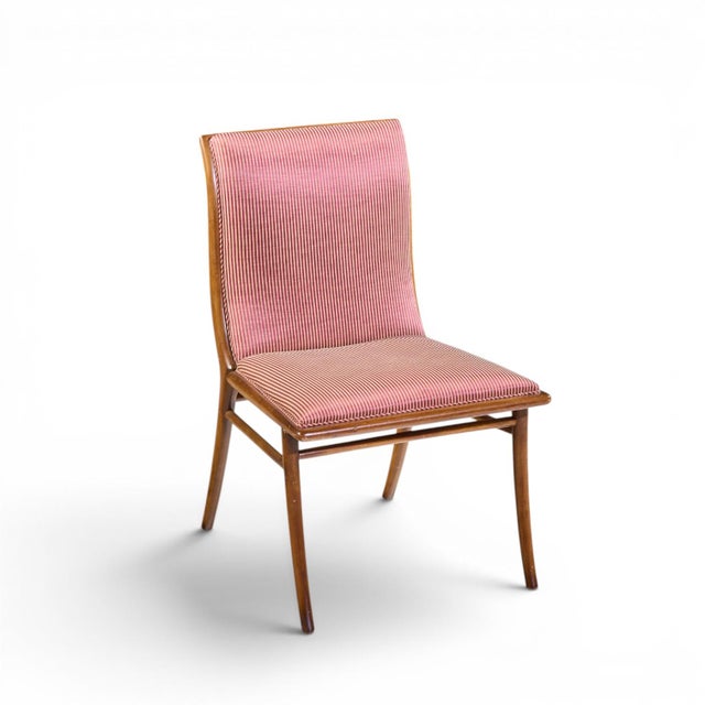Robsjohn-Gibbings for Widdicomb Mid Century Walnut Dining Chairs - Set of 6 For Sale - Image 16 of 17