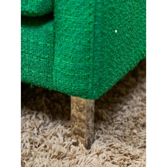Don Sofa in Grass Green Tweed For Sale - Image 11 of 12