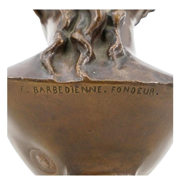 F. Barbedienne Foundry Venus De Milo Bronze Bust For Sale - Image 4 of 5