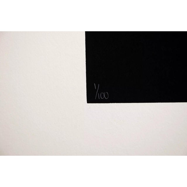 Richard Kozlow Even Tide Signed Modernist Serigraph 1/100 Unframed 1980s For Sale In Detroit - Image 6 of 7