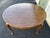 Wood Early 1900s Large Round Oak Farmhouse Dining Table For Sale - Image 7 of 12